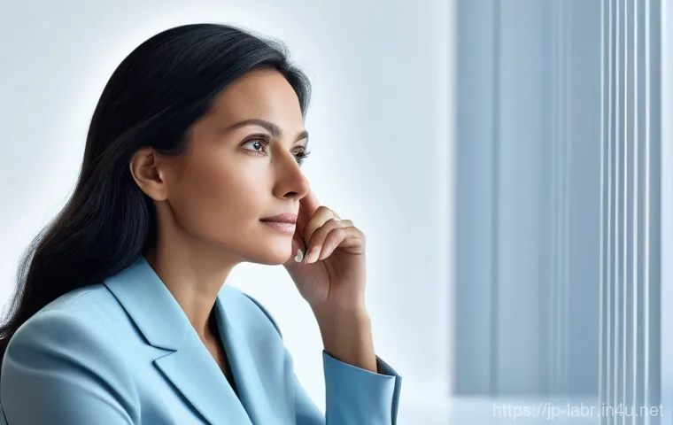 노무사로서의 업무 윤리 사례 - A diligent labor consultant, appearing focused and responsible, in their early 40s, is seated at a c... 노무사로서의 업무 윤리 사례 - A diligent labor consultant, appearing focused and responsible, in their early 40s, is seated at a c...