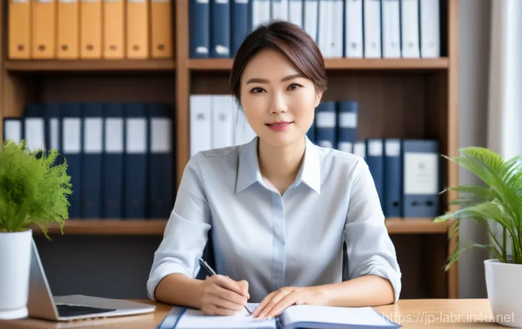 노무사로서의 직무 스트레스 관리 - **Prompt 1: "Focused and Organized Labor Attorney"**
    A clear, realistic, and brightly lit image ...